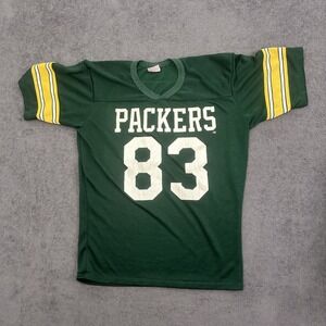 Vintage Rawlings Green Bay Packers Jersey #83 Adult Medium Short Sleeve Green